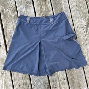 ** Title Nine Gray Cargo Skirt Hiking Golf size 8 Clean